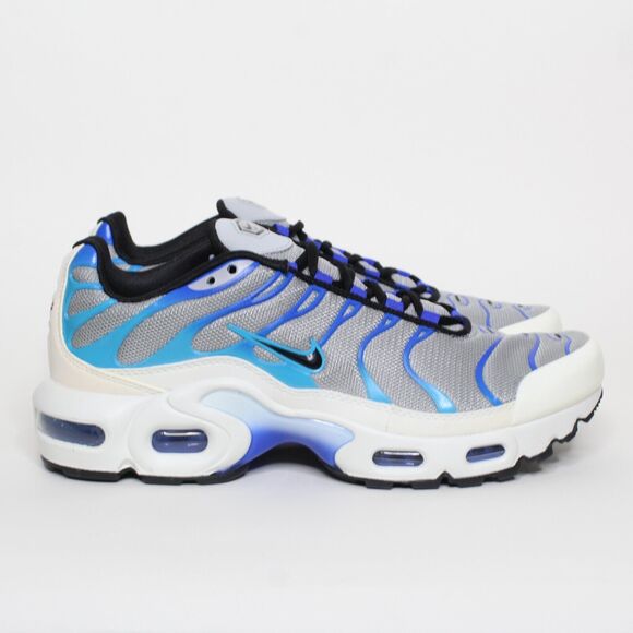 Nike Air Max Plus Big Kids Running Shoes Smoke Grey/ Black Size 7Y CD0609-019 - Picture 2 of 7